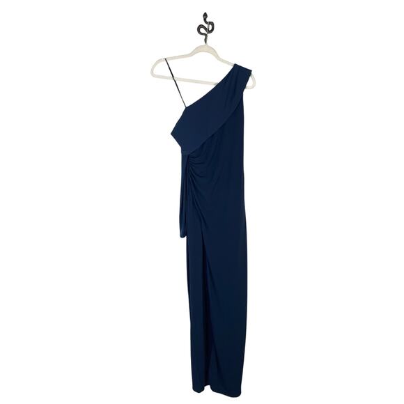 Katie May Mojave Gown Maxi Dress One Shoulder Prom Party Formal Gala Blue XS - Picture 4 of 14